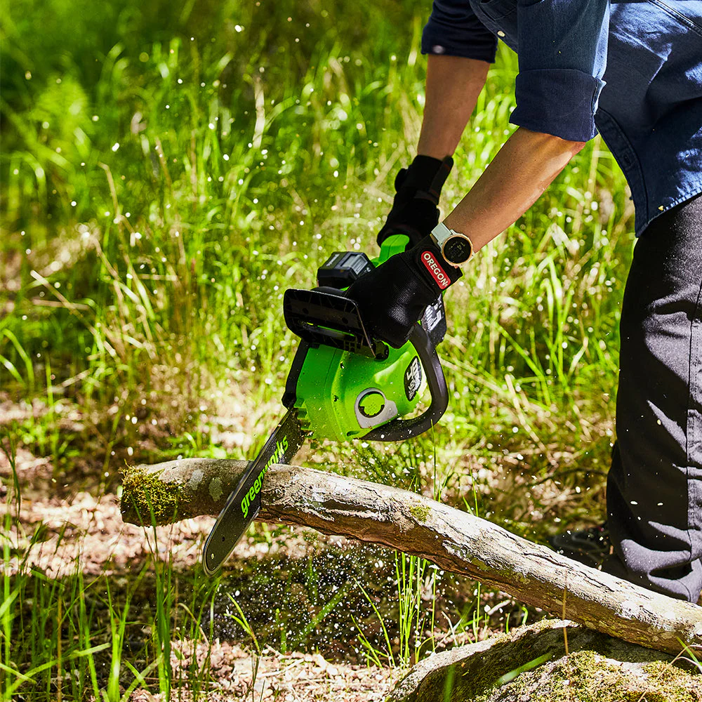 POWERALL 48V (24V x 2) Chainsaw 36cm - 2x 4Ah Battery - Image 8