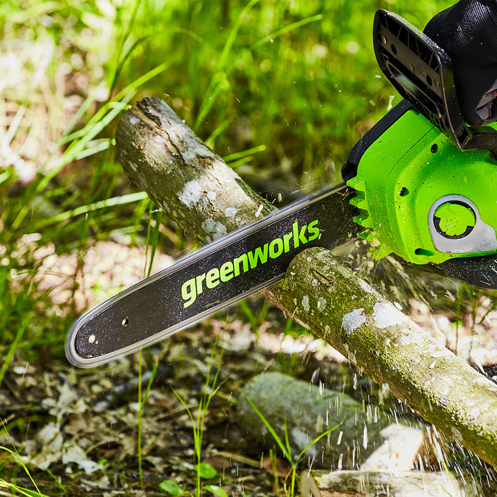 POWERALL 48V (24V x 2) Chainsaw 36cm - 2x 4Ah Battery - Image 9