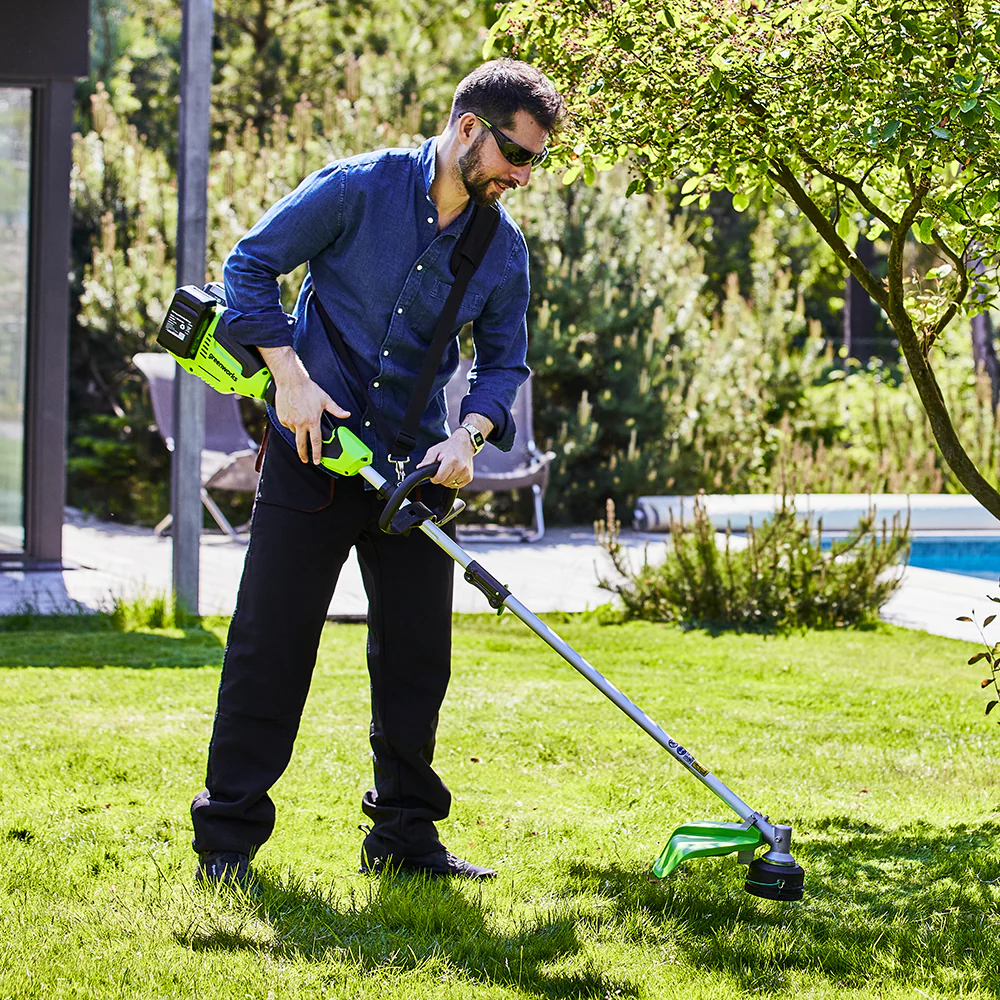POWERALL 48V (24V x 2) Grass Trimmer 40cm - 2x 4Ah Battery - Image 4