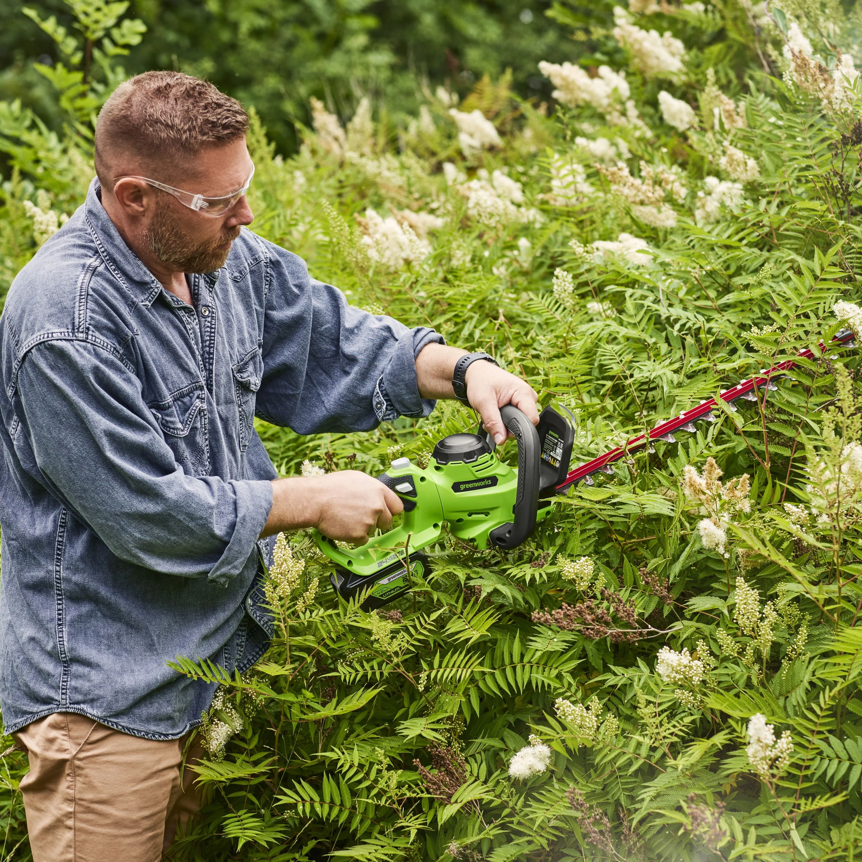 POWERALL 24V Hedge Trimmer 56cm Gen. II - 2Ah Battery - Image 5