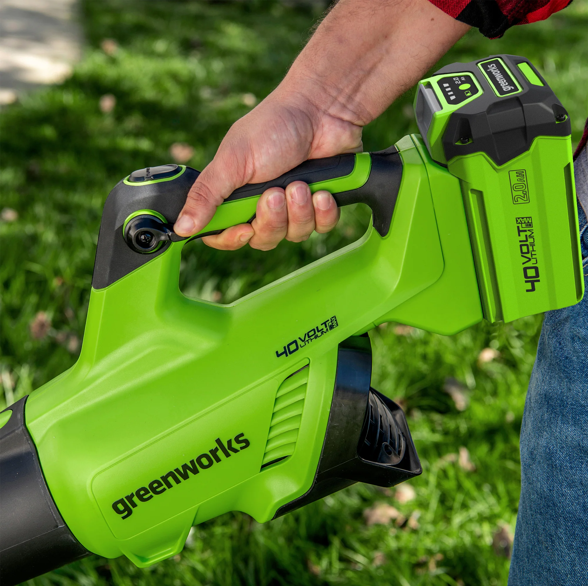 40V Leaf Blower Gen. II 210 km/h - 2x 2Ah Battery - Image 5
