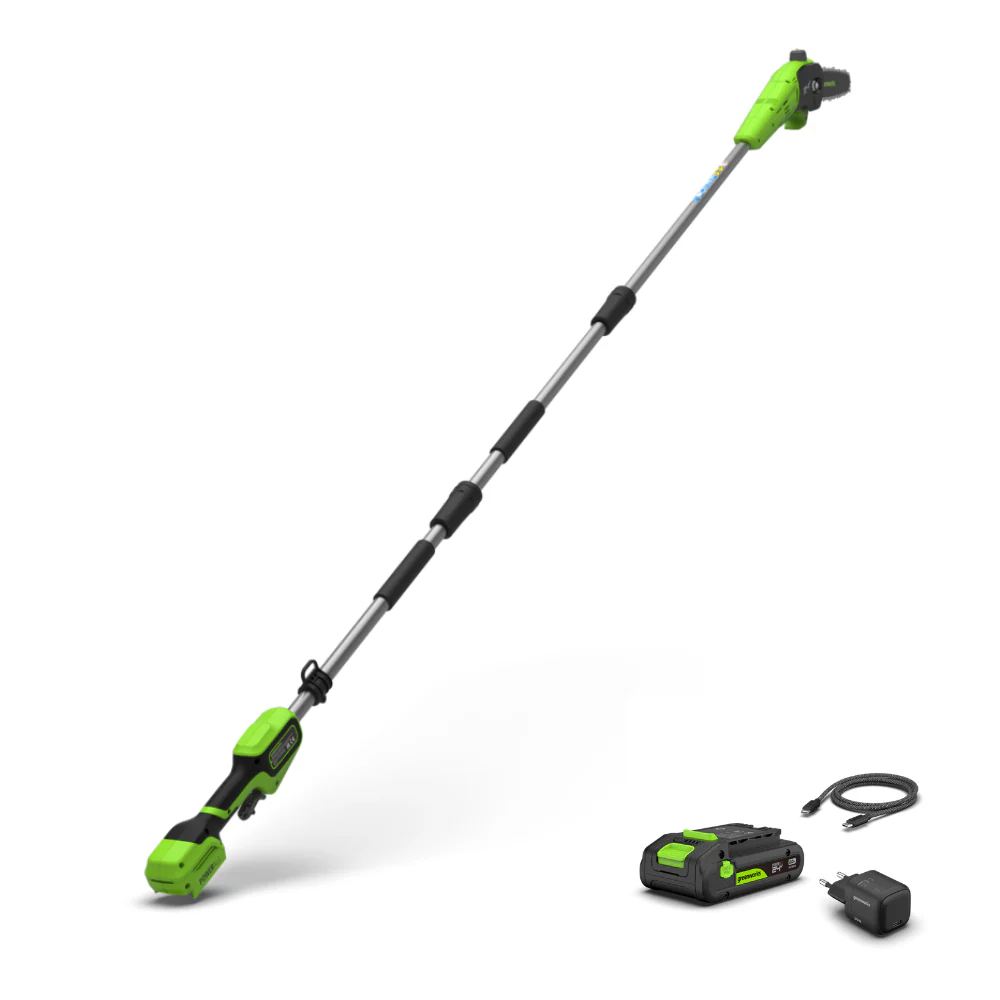 POWERALL 24V Pole Saw 20cm Gen. II - 2Ah Battery