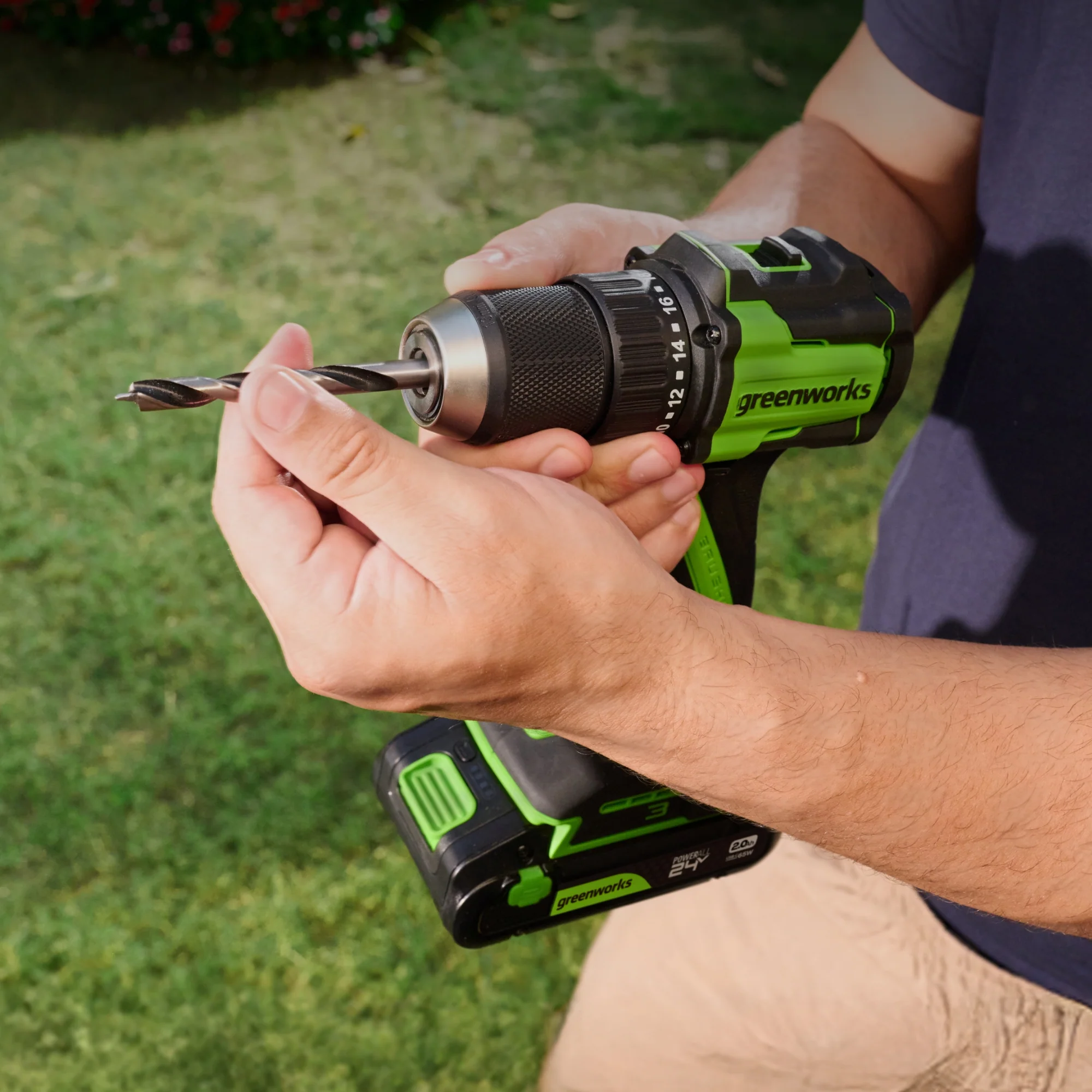 POWERALL 24V Drill Driver 45Nm - 2Ah Battery - Image 8