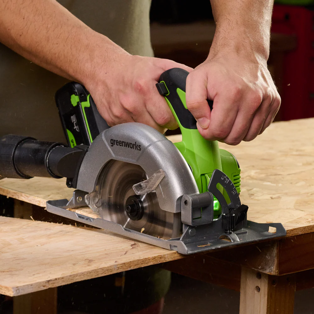 POWERALL 24V Drill Driver + Circular Saw Set - 2x 2Ah Batteries - Image 4