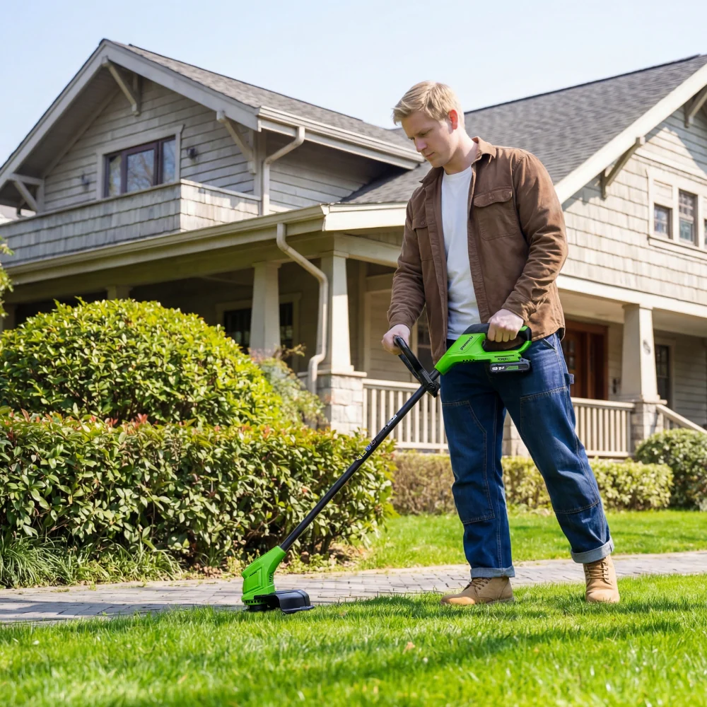 POWERALL 24V Grass Trimmer 25cm + Pistol Blower 209 km/h Set - Image 12