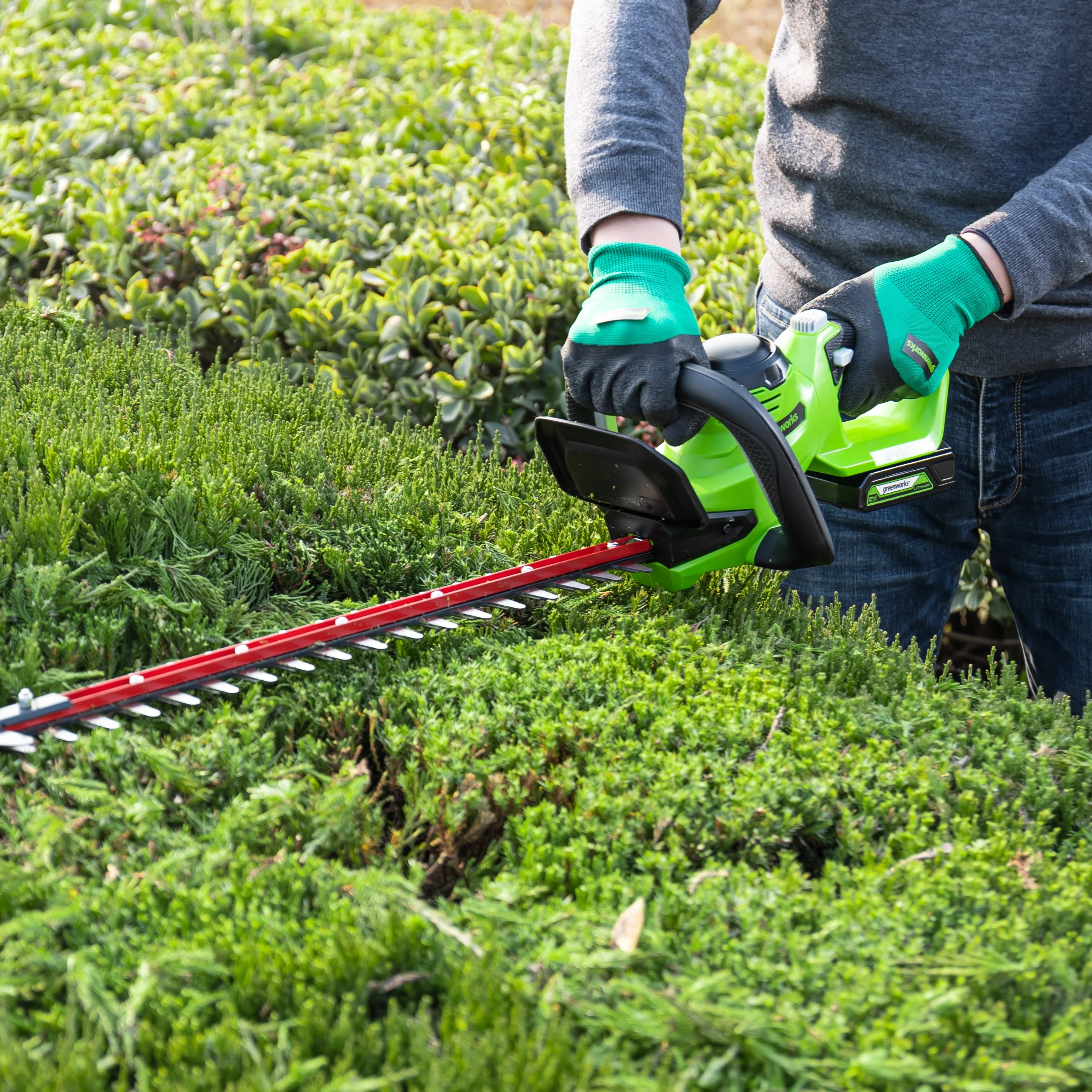POWERALL 24V Grass Trimmer 30cm + Hedge Trimmer 61cm Set - Image 8