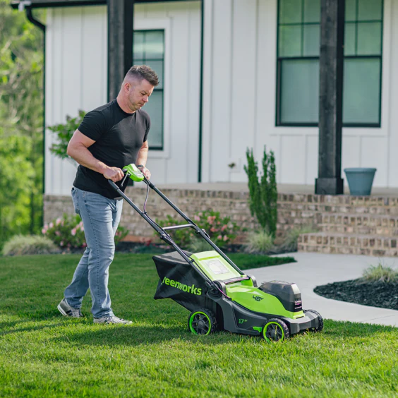POWERALL 48V (24V x 2) Lawn Mower 41cm - 2x 4Ah Battery - Image 7