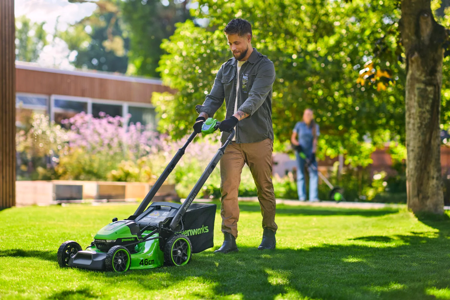POWERALL 48V (24V x 2) Lawn Mower 46cm Self-Propelled Gen. II - tool only - Image 3