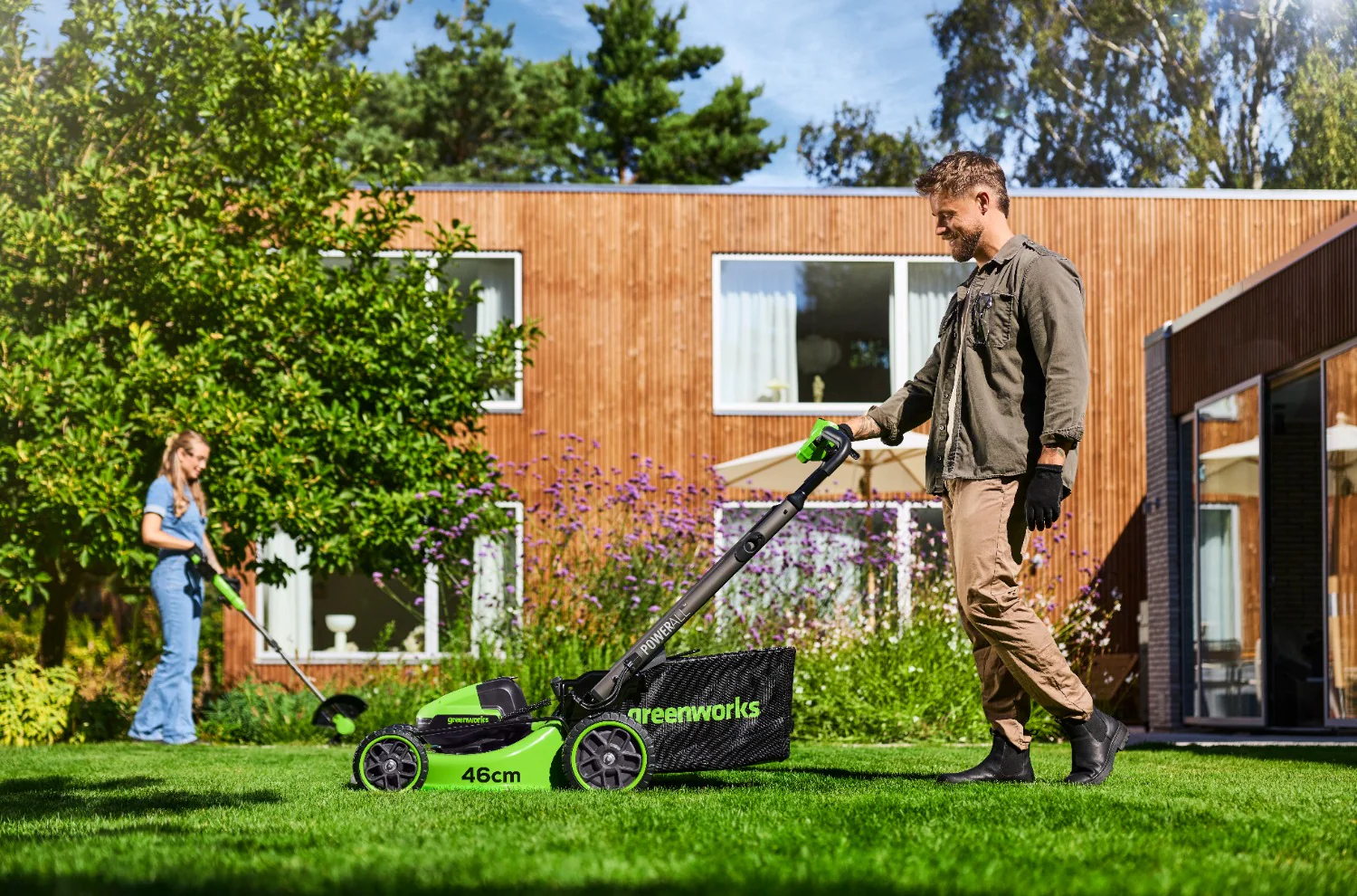 POWERALL 48V (24V x 2) Lawn Mower 46cm Self-Propelled Gen. II - tool only - Image 4